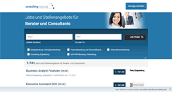 Desktop Screenshot of consulting-jobs.de